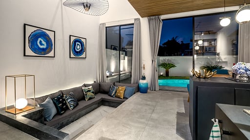 Villa Mr & Mrs W Pererenan Living room