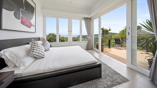 Villa Mullion Cove Schlafzimmer 1