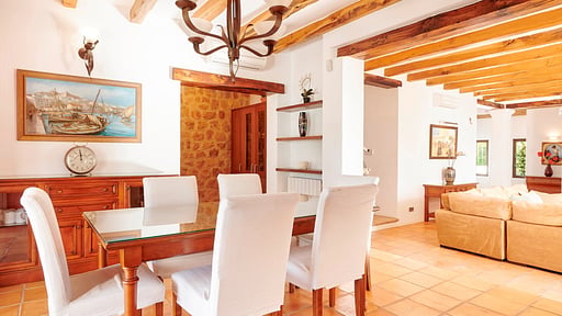Villa Munt Blanc Ibiza Dining area