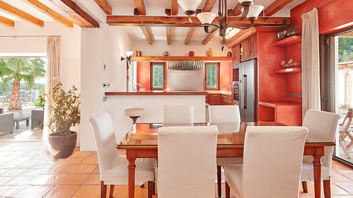 Villa Munt Blanc Ibiza Dining area