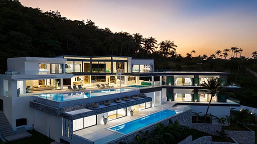 Villa Murano Drone pictures