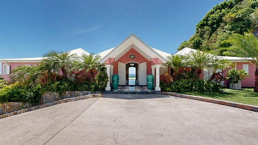 Villa Mustique Parking areas