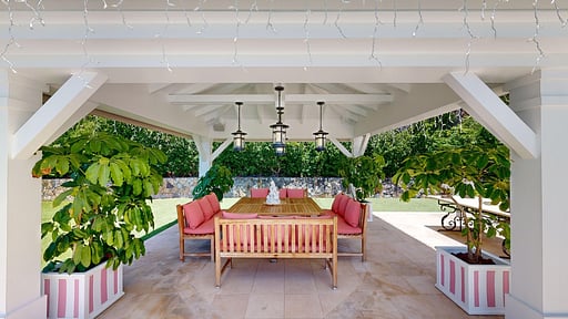 Villa Mustique Terras/Veranda