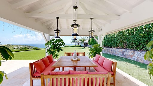 Villa Mustique Terras/Veranda