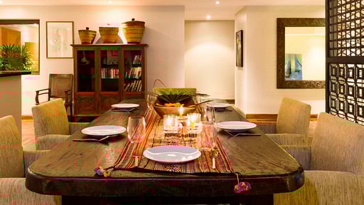 Villa Nam Bo Dining area