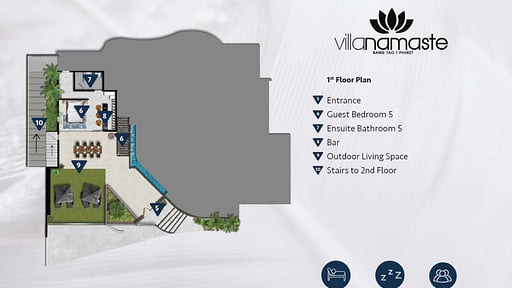 Villa Namaste Floor plan
