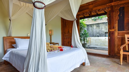 Villa Nandini Schlafzimmer 1