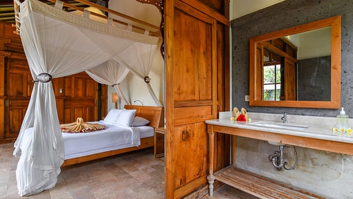 Villa Nandini Schlafzimmer 1