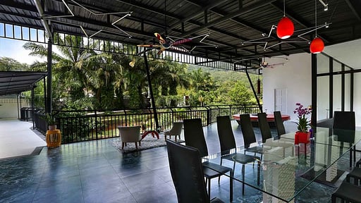 Villa Nap Dau Dining area