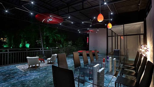 Villa Nap Dau Dining area