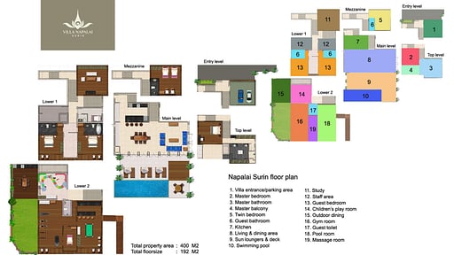 Villa Napalai Floor plan