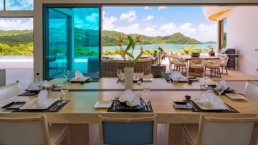 Villa Nautilus Dining area