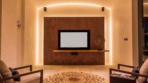 Villa Nautilus Media room