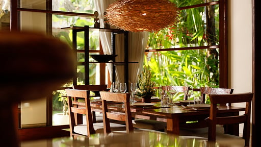 Villa Nayra Dining area