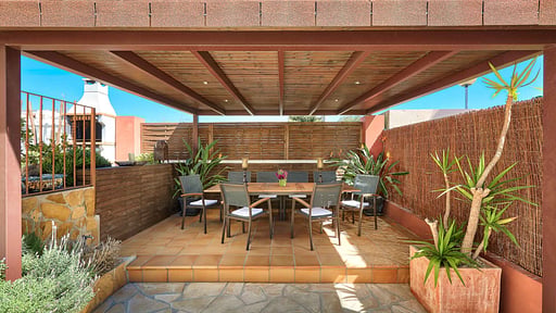 Villa Neca Terraza/balcón