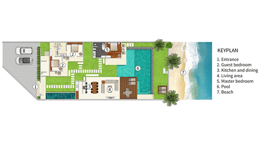 Villa Neung Floor plan