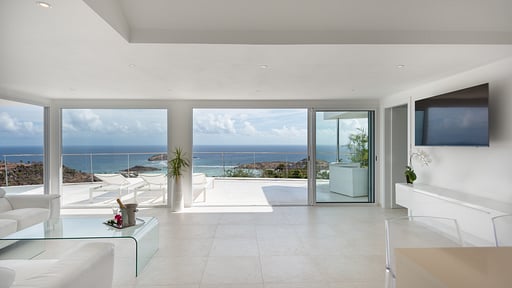 Villa Nikaia Woonkamer