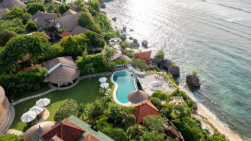 Villa Nirvana Biru Drone pictures