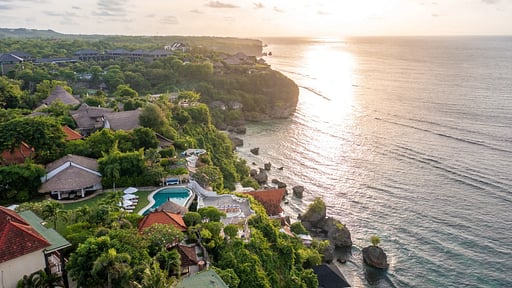 Villa Nirvana Biru Drone pictures