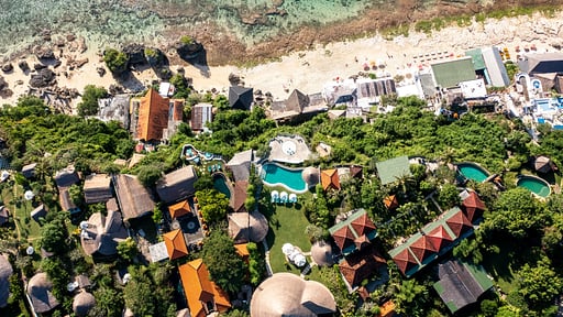 Villa Nirvana Biru Drone pictures