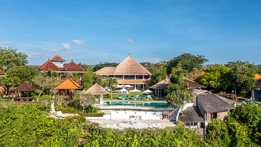Villa Nirvana Biru Drone pictures