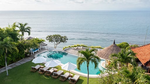 Villa Nirvana Biru Drone pictures