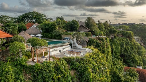 Villa Nirvana Biru Drone pictures