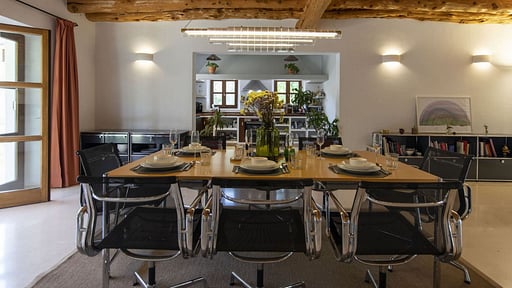 Villa Niu Blau Salle à manger