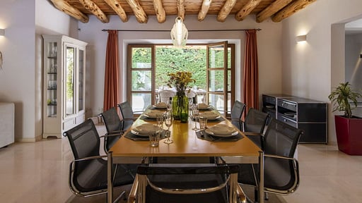 Villa Niu Blau Salle à manger