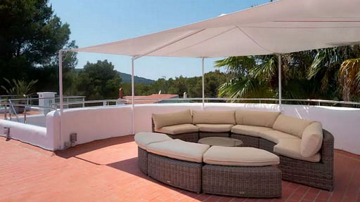 Villa Niu Blau Salon sur le toit