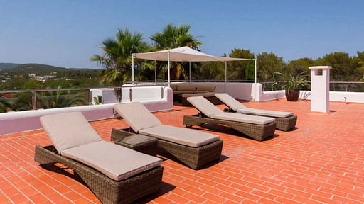 Villa Niu Blau Salon sur le toit