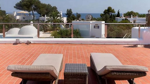 Villa Niu Blau Salon sur le toit