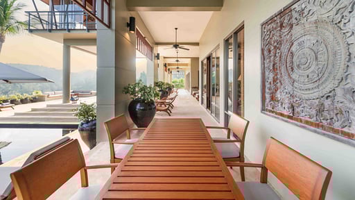 Villa Nobhadol Terrasse/Veranda