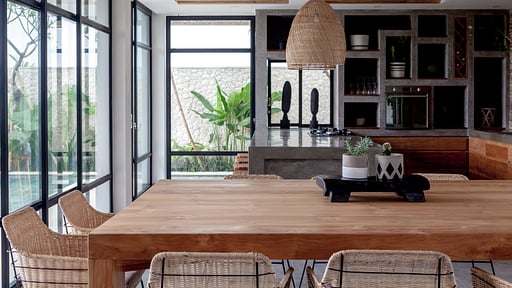 Villa Nonnavana Dining area