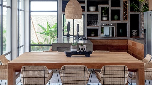 Villa Nonnavana Dining area