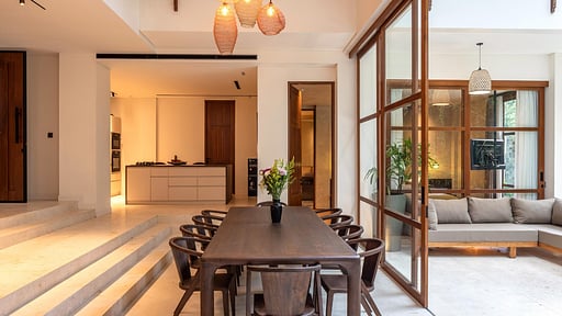 Villa Nordoy Three Dining area