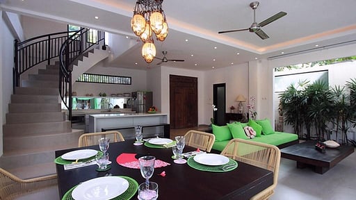 Villa Novaku Dining area