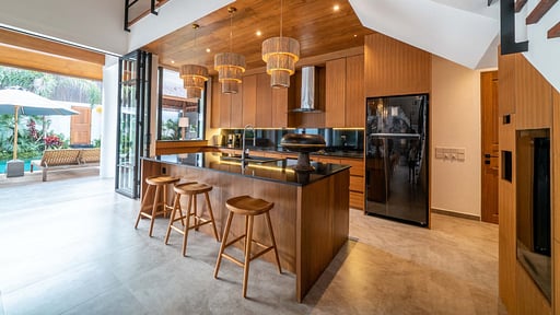 Villa Nusantara Delapan Küche 2