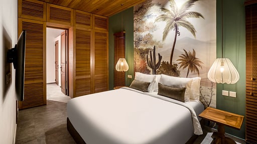 Villa Nusantara Loft Ambon Schlafzimmer 1