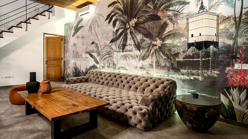 Villa Nusantara Loft Ndao Гостиная