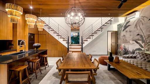 Villa Nusantara Loft Raijua Dining area