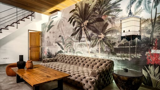 Villa Nusantara Loft Rote Living room