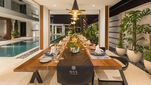 Villa NVL Canggu Dining area