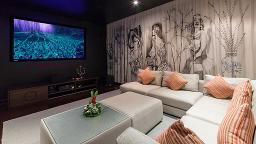 Villa Ocean's 11 Media room