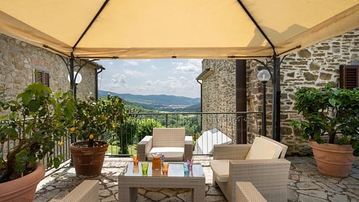 Villa Olivi Terrasse/Veranda