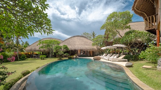 Villa Omah Padi Piscina