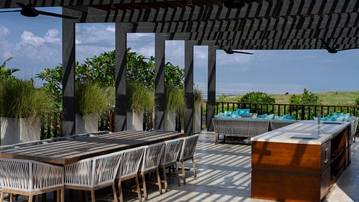 Villa Omekai Rooftop lounge