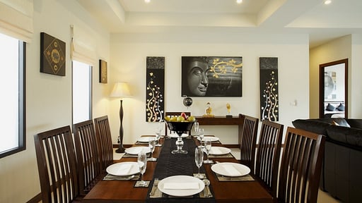 Villa Onyx Dining area