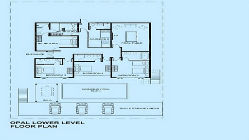 Villa Opal Floor plan