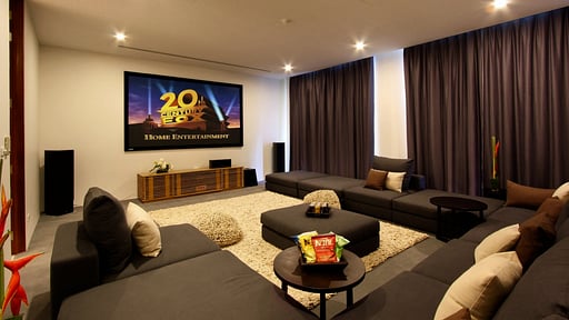 Villa Padma Media room